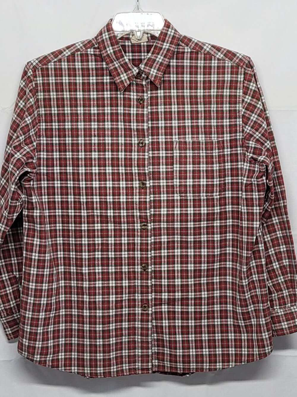 Vintage High Sierra Flannel Shirt Mens XL Button Up Long Sleeve Plaid Pocket